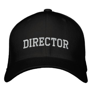 Movie director embroidered hat