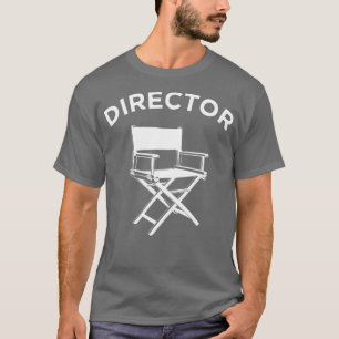 Movie Director  Filmmaker Director Chair T-Shirt
