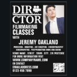 Movie Director, Filmmaking Classes Advertising Flyer<br><div class="desc">Movie Director,  Filmmaking Classes Advertising Flyers By The Business Card Store.</div>