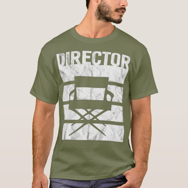 Movie Director - Movie Lover Gifts - Filmmaker T-Shirt (Front)