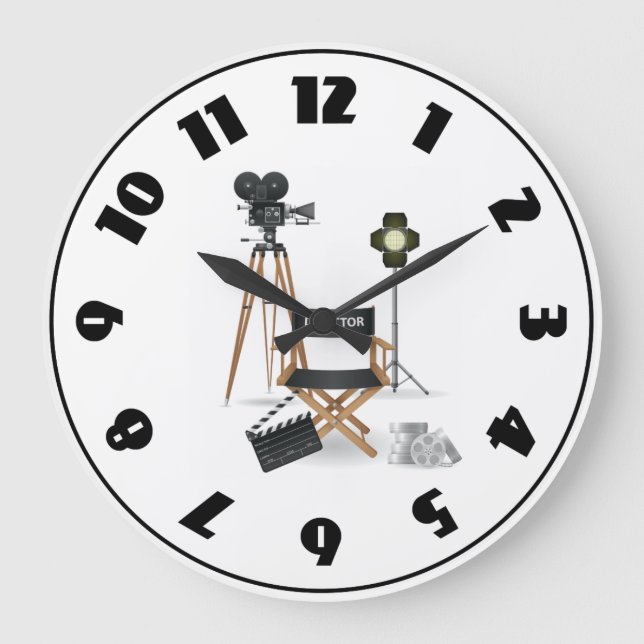 Movie Director Set Clock (Front)