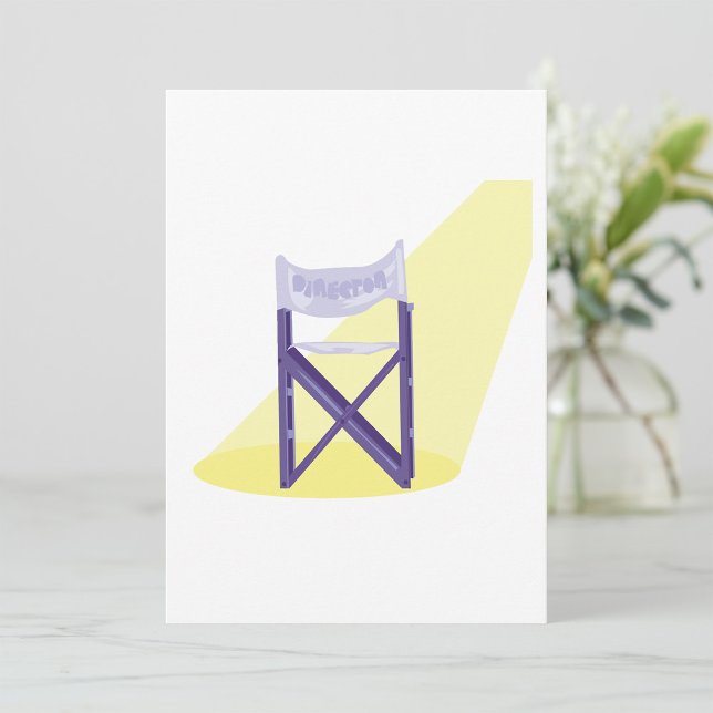Movie Directors Chair Invitations (Creator Uploaded)