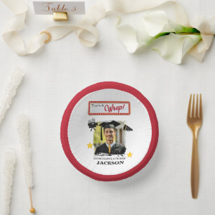 Movie Fanatic Graduation Party Paper Plate