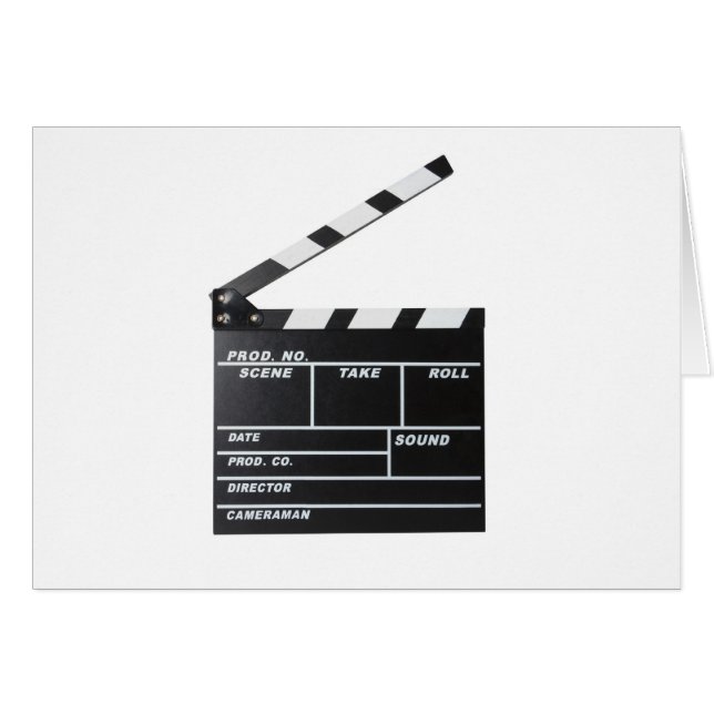 movie film clapperboard (Front Horizontal)
