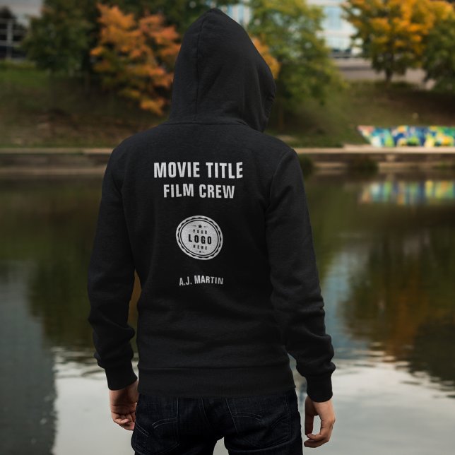 Movie Film Crew Logo Custom Personalised Name Hoodie (Creator Uploaded)