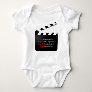 Movie Film Crew Tot Hair and Makeup Baby Bodysuit