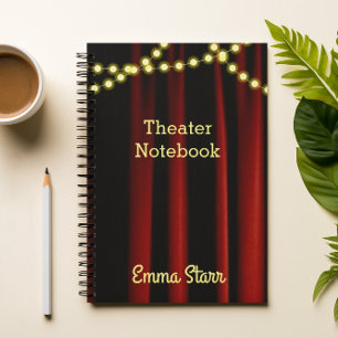 Movie Lights Personalised Notebook