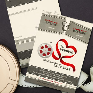 Movie Love Wedding Invitation