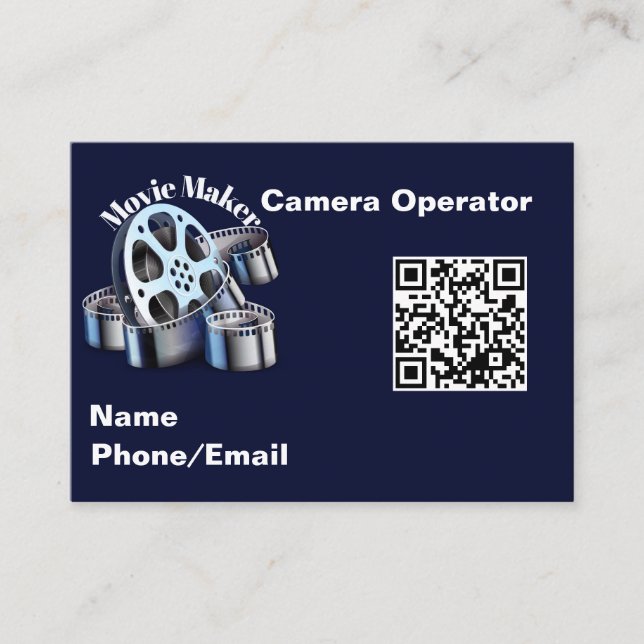 Movie Maker Business Card (Front)