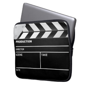 Movie maker clapper board Laptop Case