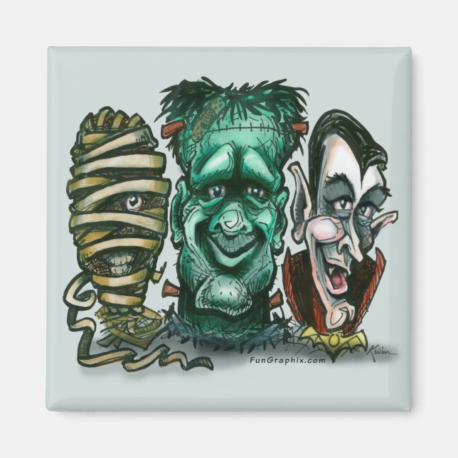 Movie Monsters Magnet (Front)