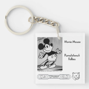 Movie Mouse - PumaWrench Follies Key Ring