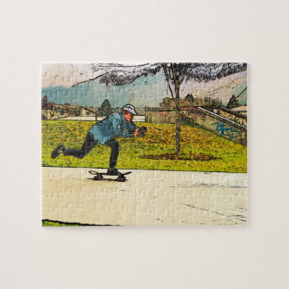Movie Moves - Skateboarder Jigsaw Puzzle