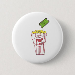 Movie Night 6 Cm Round Badge