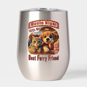 Movie Night - Best Furry Friend - Cute Cat & Dog