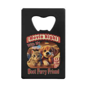 Movie Night - Best Furry Friend - Cute Cat & Dog