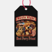 Movie Night - Best Furry Friend - Cute Cat & Dog