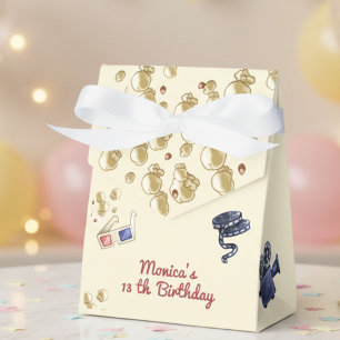 Movie night birthday for kids favour box