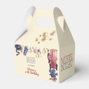 Movie night birthday for kids favour box