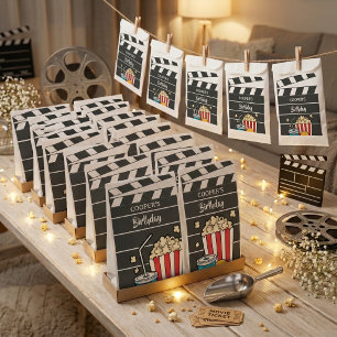 Movie Night Birthday Party For Boys Favour Bags