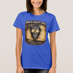 Movie Night Fail Women's Dark T-Shirt
