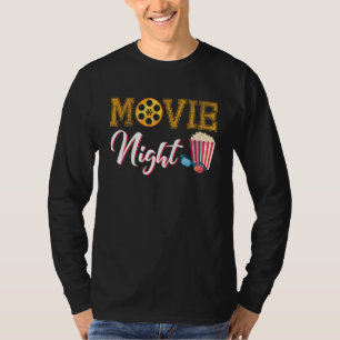 Movie Night funny movie and theatre apparel for te T-Shirt