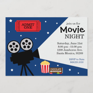 Movie Night Invitation