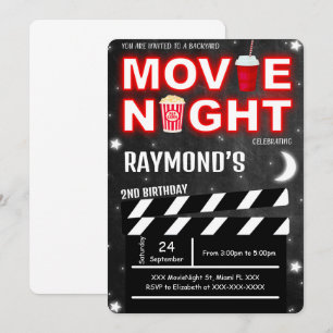 Movie Night Invitation