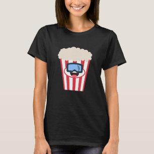 Movie Night Movie Snacks Popcorn Movie Watchers T-Shirt