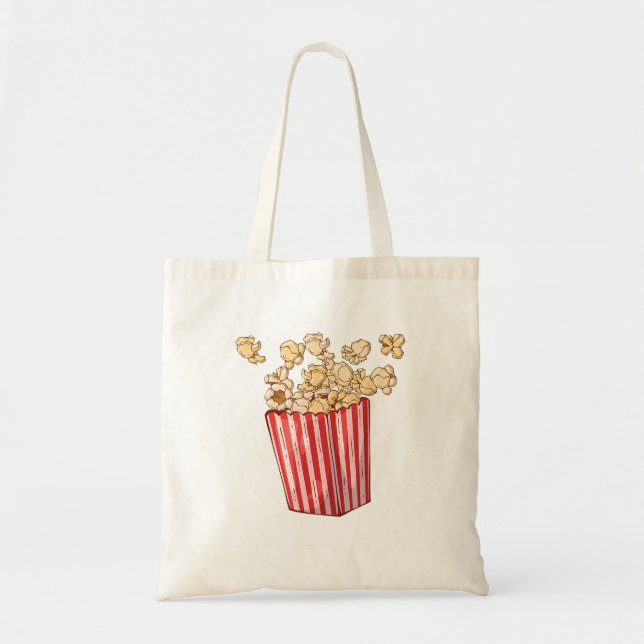 Movie Night Outfit For Popcorn Lovers Tote Bag (Front)
