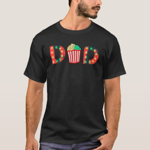 Movie Night Party Dad Movie Themed Birthday Party T-Shirt