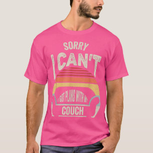 Movie Night Popcorn Retro Vintage Movie Couch Pota T-Shirt
