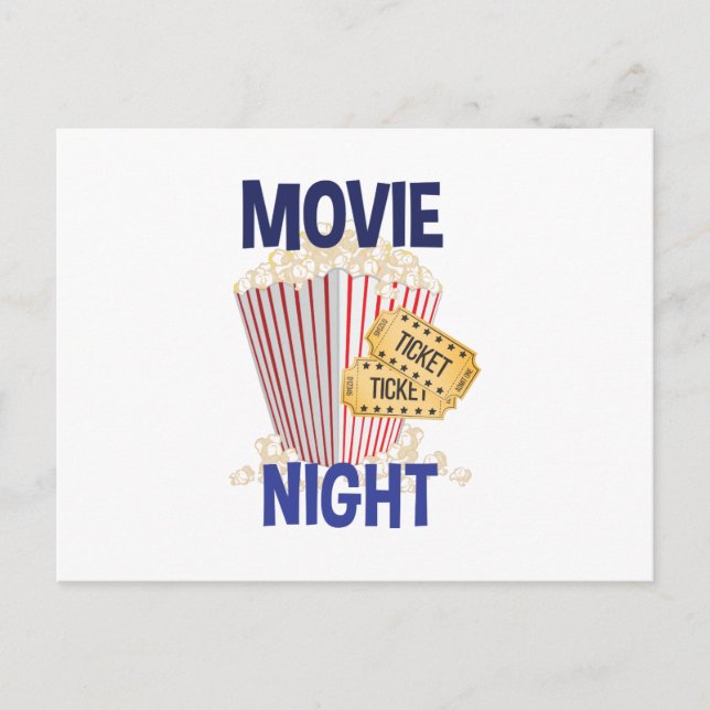 Movie Night Postcard (Front)