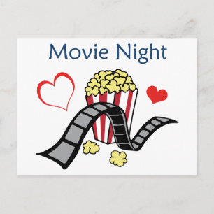 Movie Night Postcard