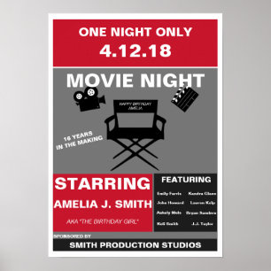 Movie Night Poster