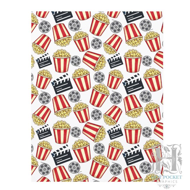 Movie Night Scrapbook Paper (Creator Uploaded)