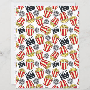 Movie Night Scrapbook Paper