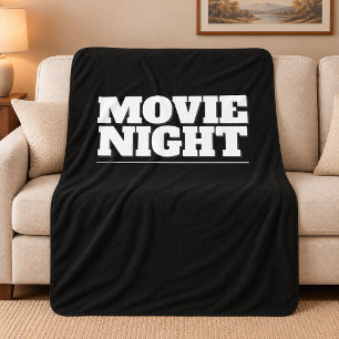 Movie Night Sherpa Blanket