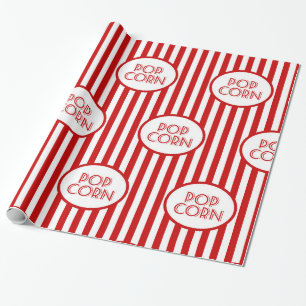Movie night wrapping paper