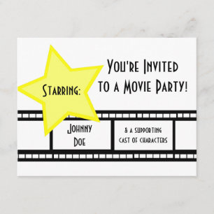 Movie Party Invitation