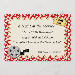 Movie Party Invitation