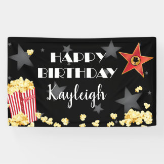 Movie Popcorn Banner