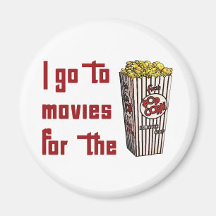 Movie Popcorn Magnet