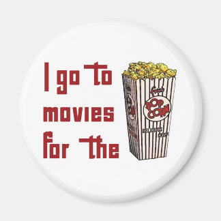 Movie Popcorn Magnet