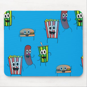 movie popcorn mouse mat