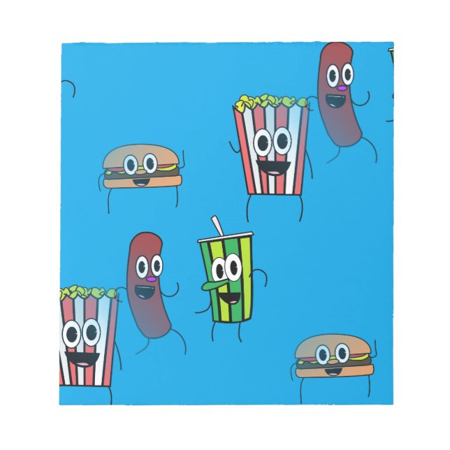 movie popcorn notepad (Front)
