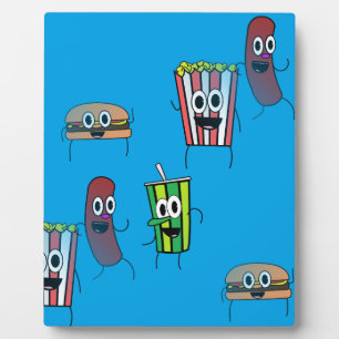 movie popcorn plaque