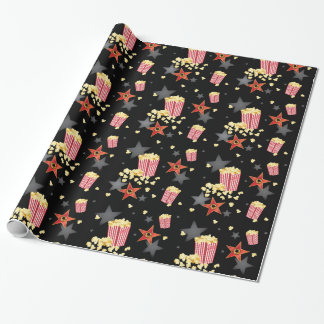 Movie popcorn wrapping paper