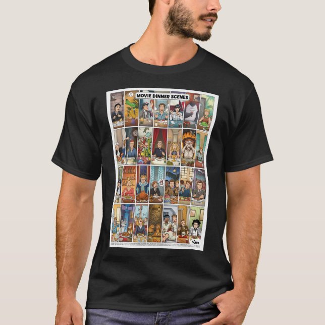Movie Poster Ferris Bueller Poster T-Shirt (Front)