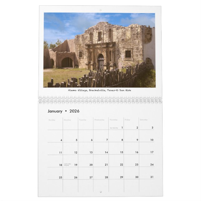 Movie Ranches of the American West Calendar (Jan 2026)